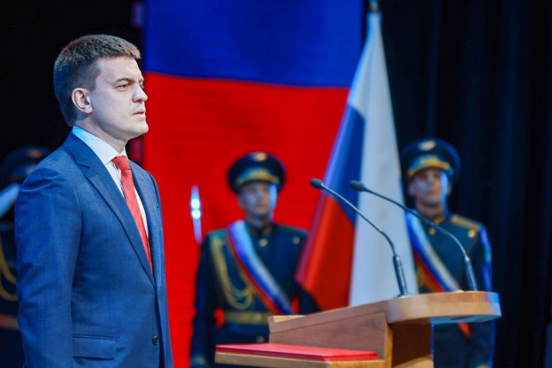 ТОРЖЕСТВЕННАЯ ЦЕРЕМОНИЯ ВСТУПЛЕНИЯ В ДОЛЖНОСТЬ ГУБЕРНАТОРА КРАСНОЯРСКОГО КРАЯ.